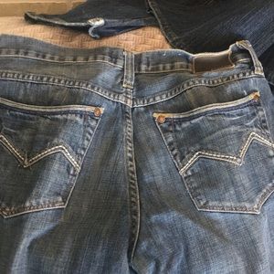 Men’s petrol jeans